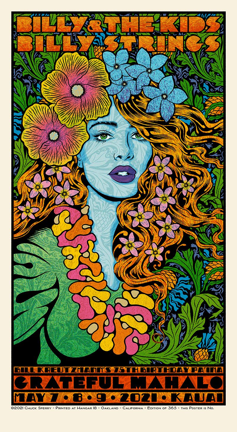 Editions d'art de CHUCK SPERRY a pour titre GRATEFUL MAHALO REGULAR style figuratif dim : CHUCK SPERRYprix:750