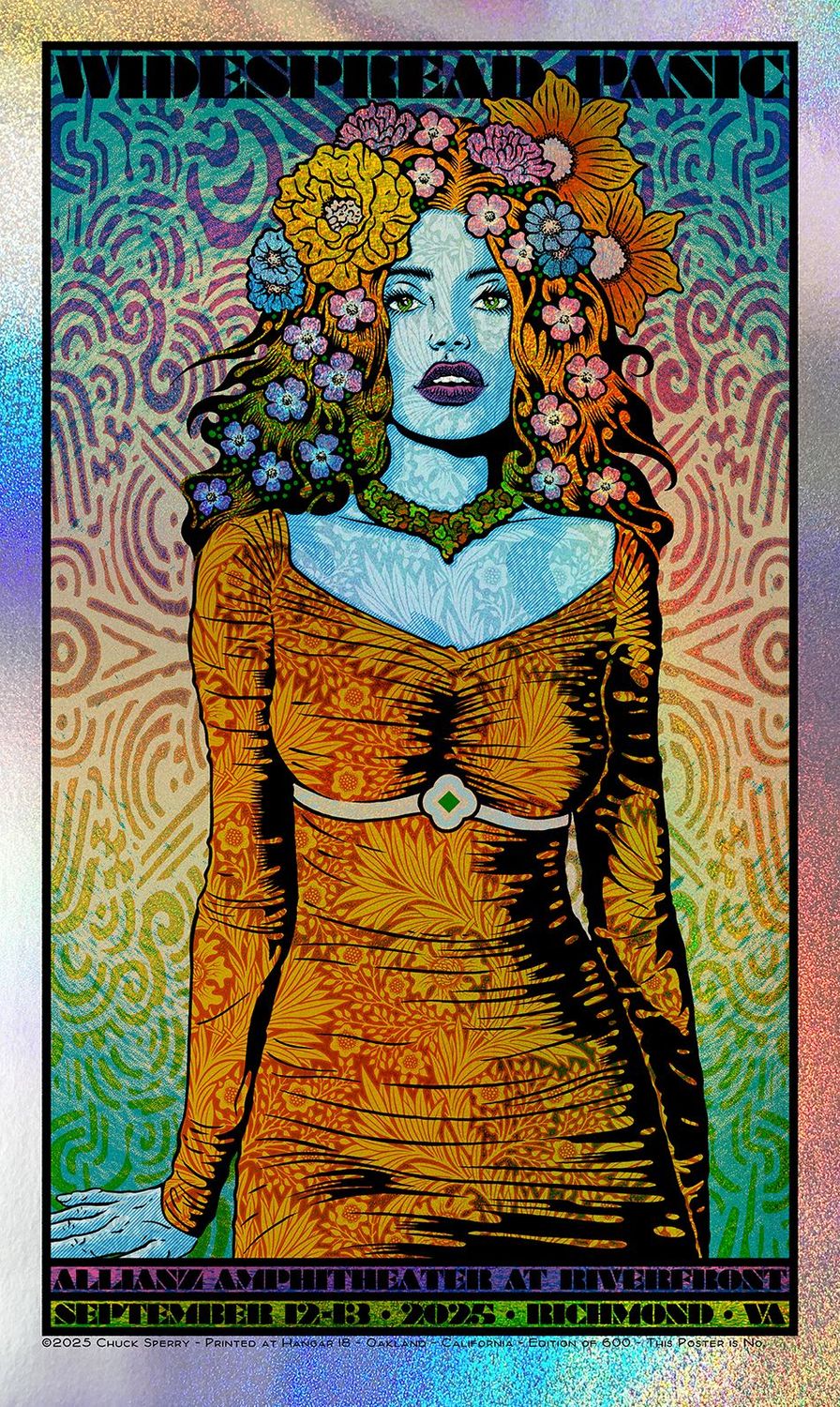 Editions d'art de CHUCK SPERRY a pour titre JUNO, WIDSPREAD PANIC SPARKLE AP style expo chuck dim : CHUCK SPERRYprix:800