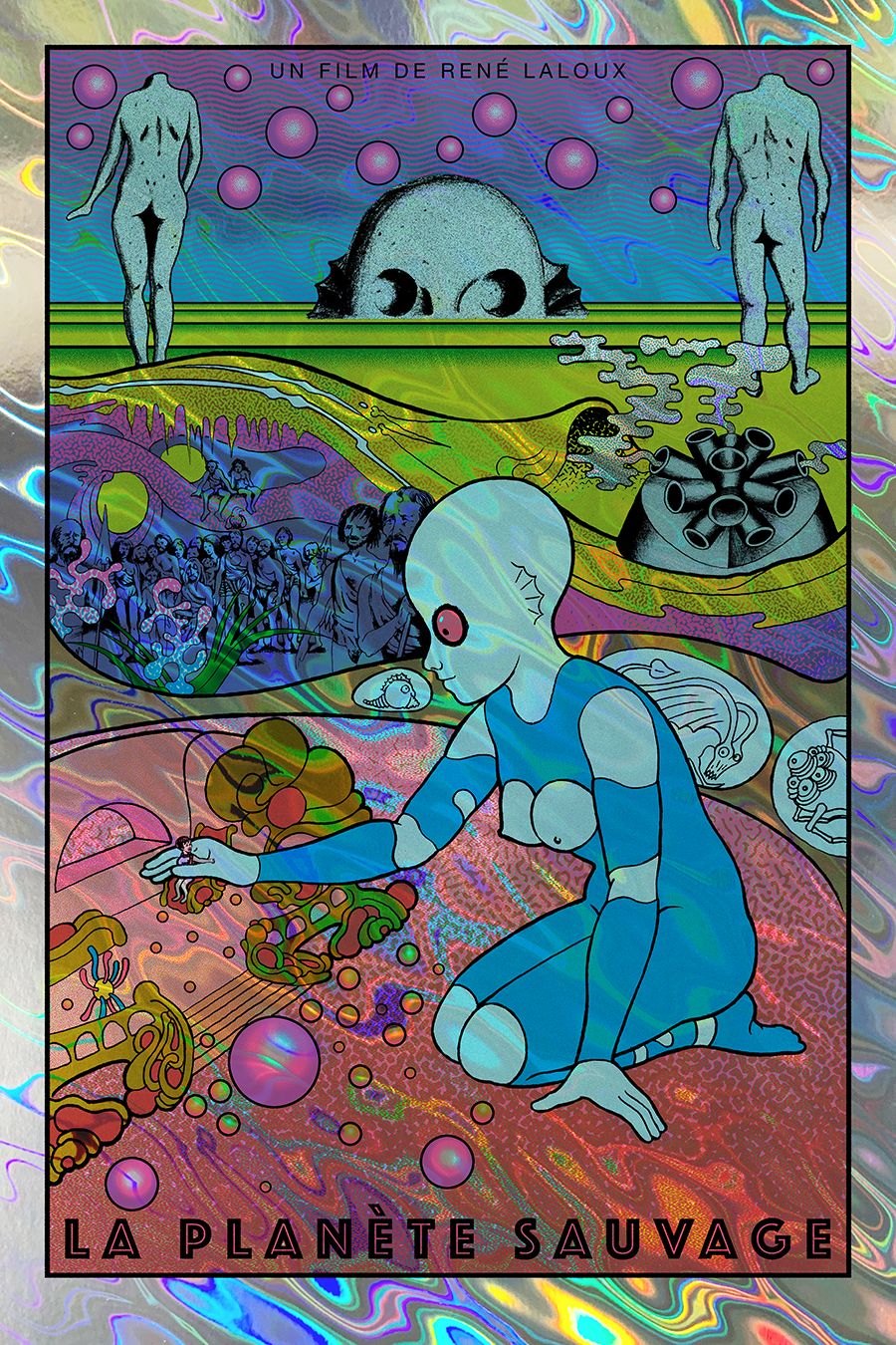 Editions d'art de CHUCK SPERRY a pour titre FANTASTIC PLANET LAVA style figuratif dim : CHUCK SPERRYprix:400