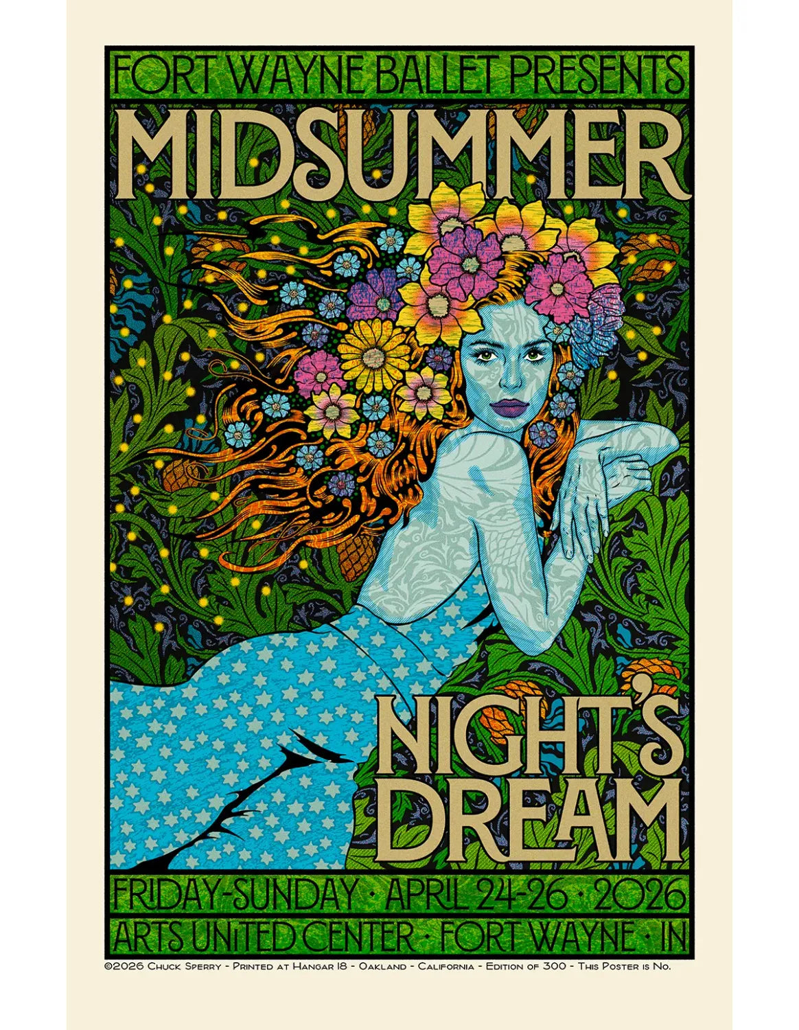 Editions d'art de CHUCK SPERRY a pour titre MIDSUMMER NIGHT'S DREAM REGULAR AP style expo chuck dim : CHUCK SPERRYprix:200