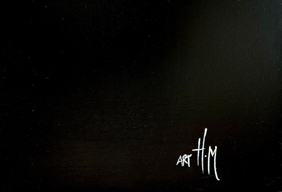 Tableau de ART HM a pour titre Gorille au cigare UV style street art dim : ART HMprix:1200