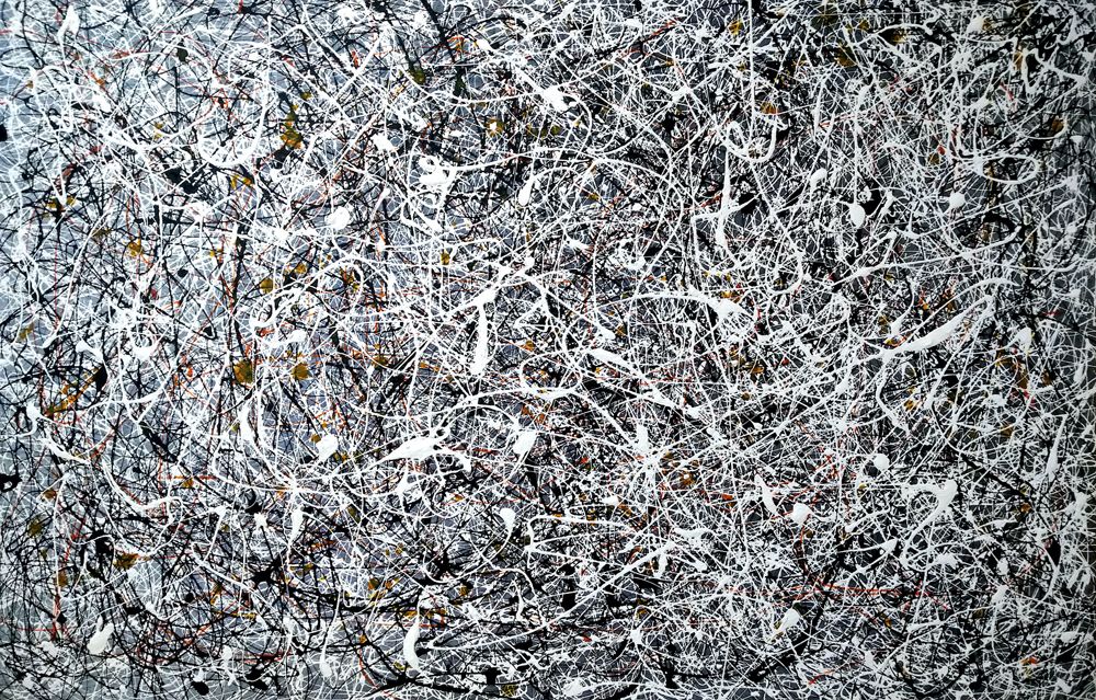 Tableau de NASH a pour titre WHITE 7 style abstrait dim : NASHprix:700