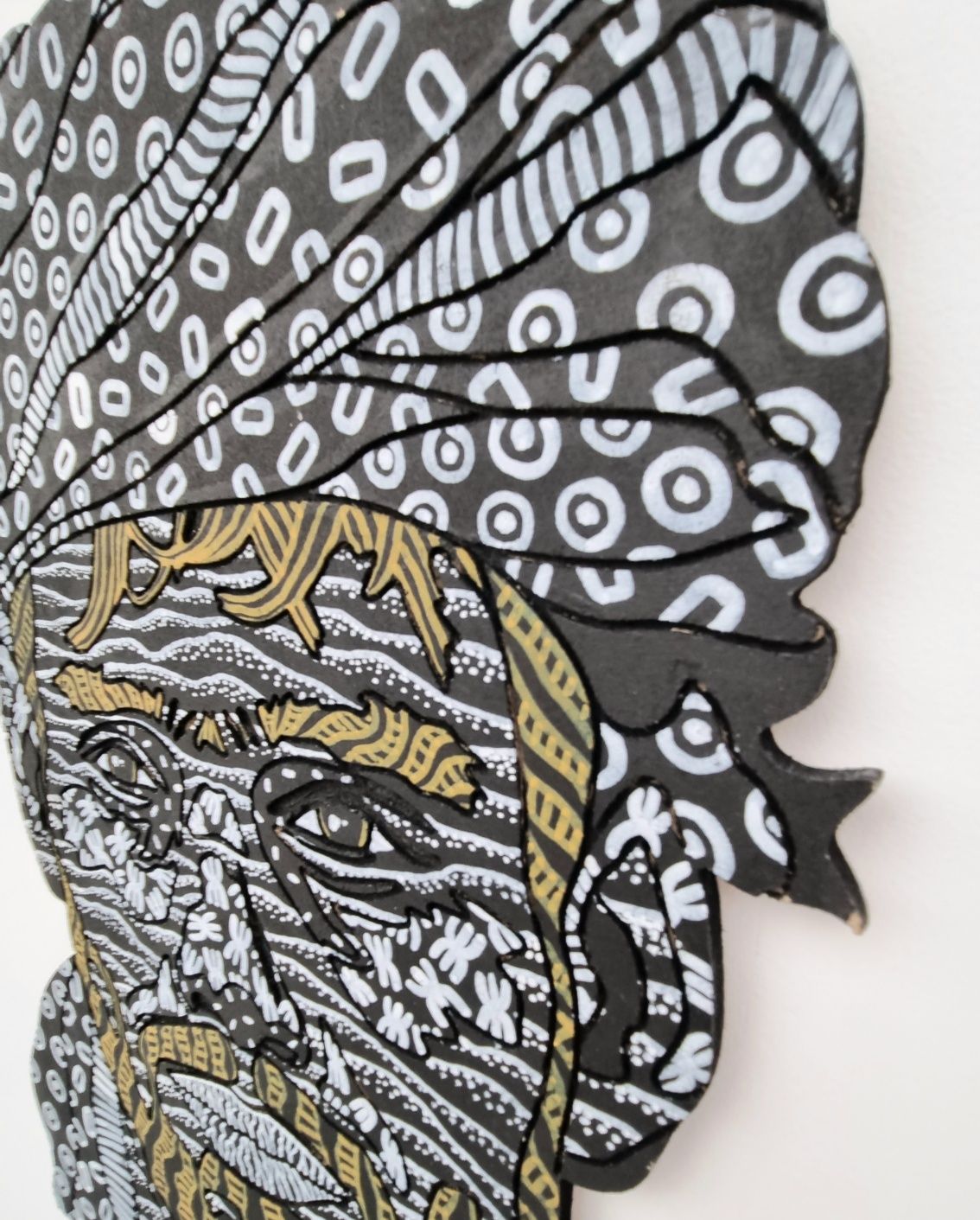 Sculpture de JACK JACQUOT a pour titre REGARDE NOUS 6 style street pop art dim : JACK JACQUOTprix:350
