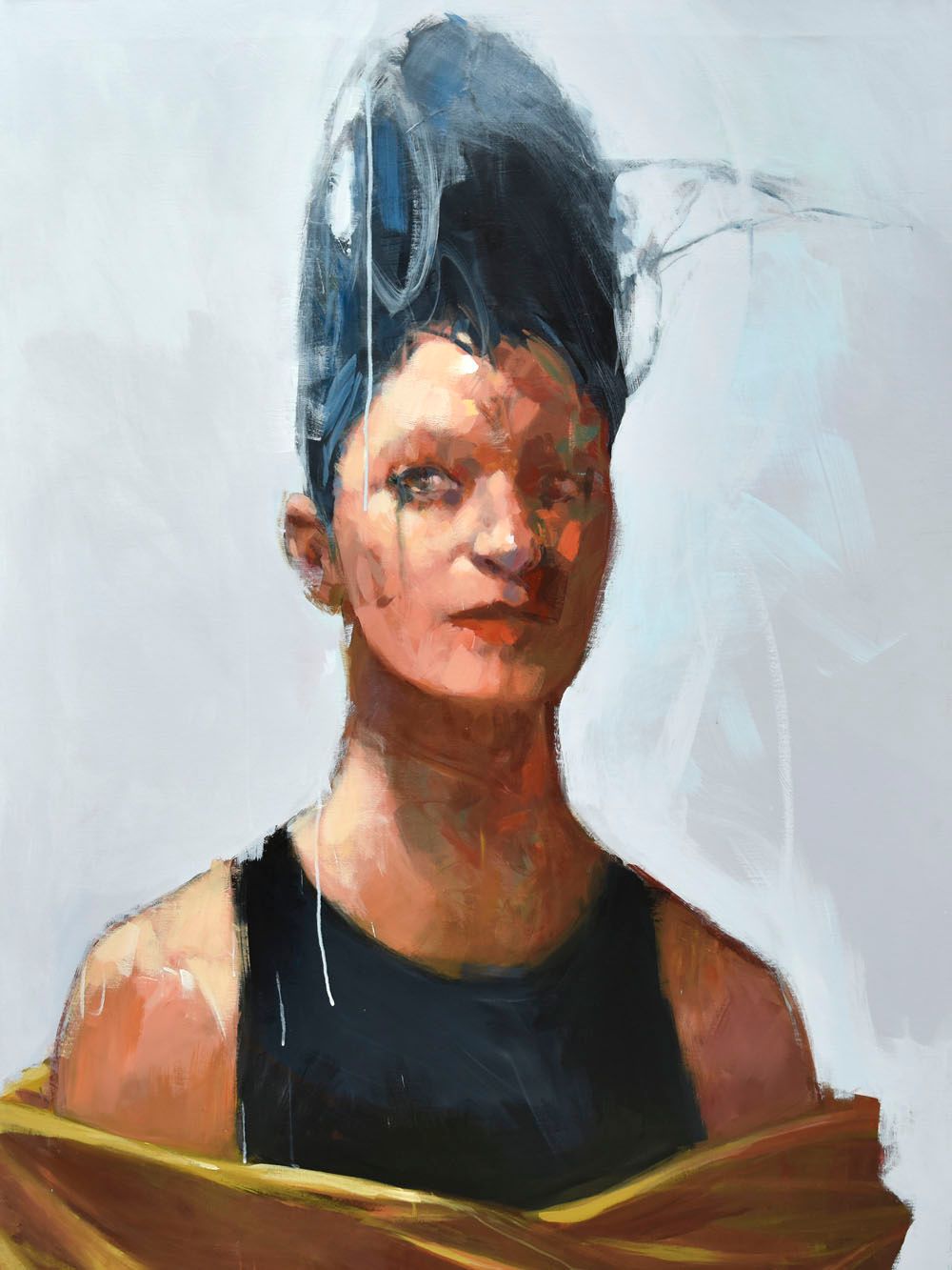 Editions d'art de MASSEBEUF Olivier a pour titre THE GIRL WHO KNEW TOO MUCH style figuratif dim : MASSEBEUF Olivierprix:70