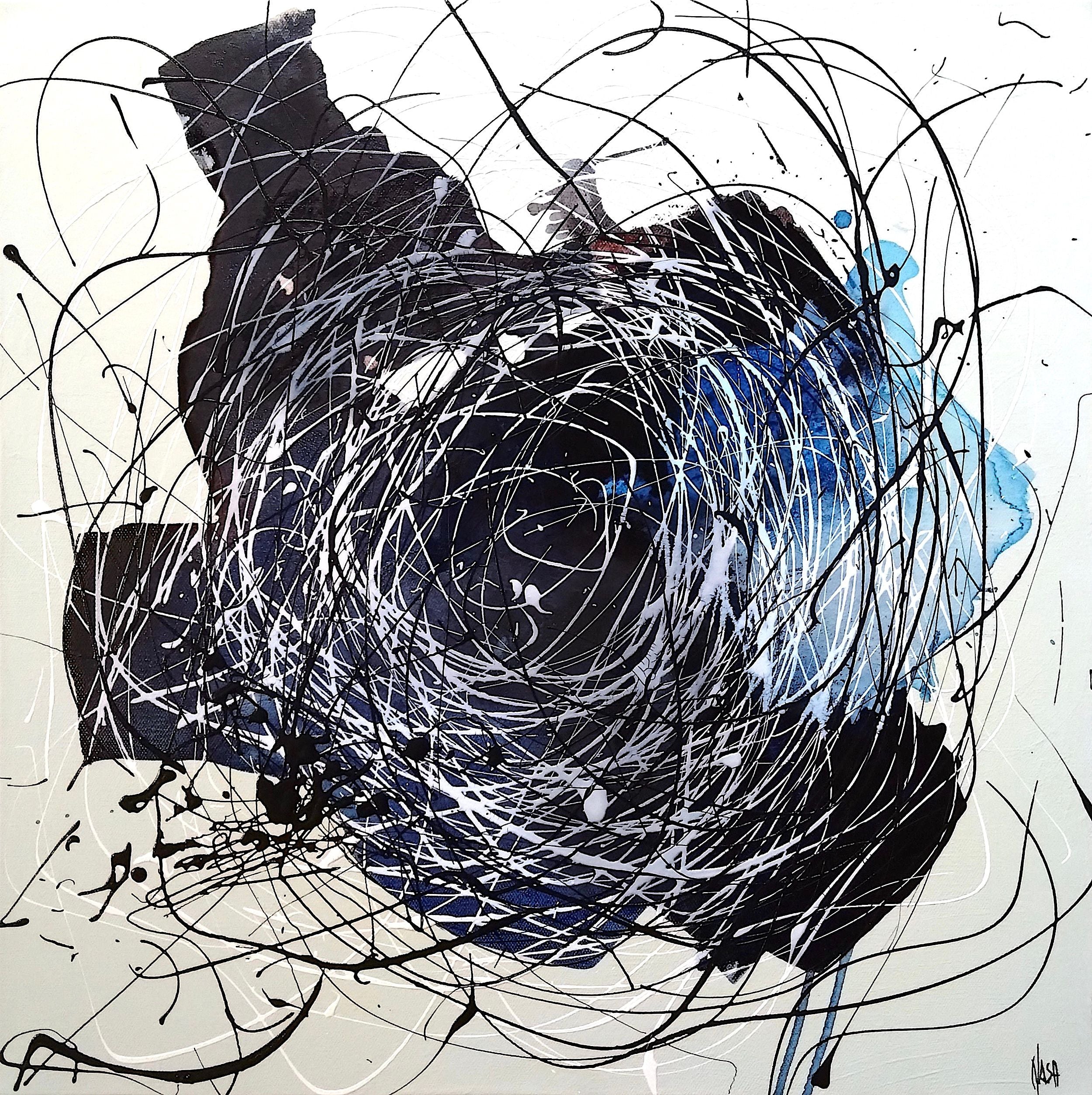 Tableau de NASH a pour titre Palm Spring style abstrait dim : NASHprix:300