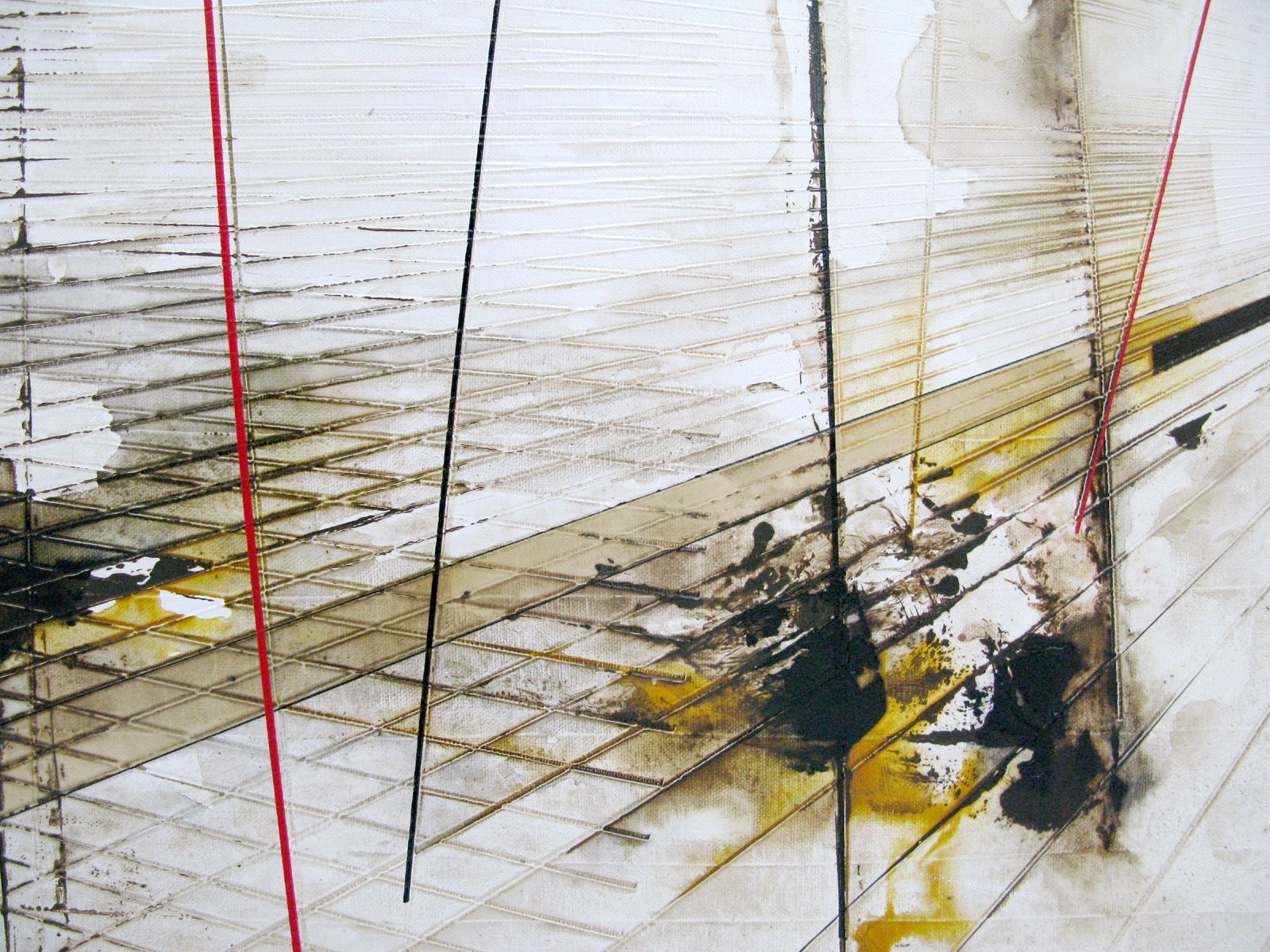 Tableau de LUDOVIC MERCHER a pour titre OUTLINES style abstrait dim : LUDOVIC MERCHERprix:1200