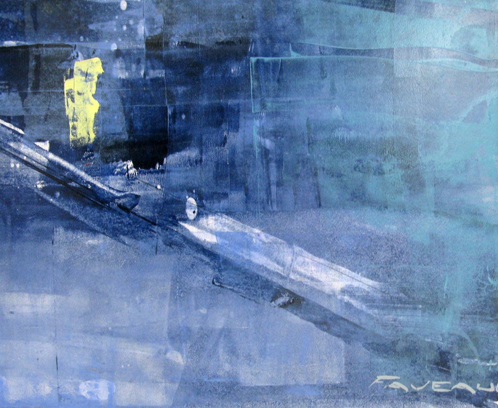 Tableau de ADRIEN FAVEAU a pour titre 34 TH STREET'S COLORS style figuratif dim : ADRIEN FAVEAUprix:2500