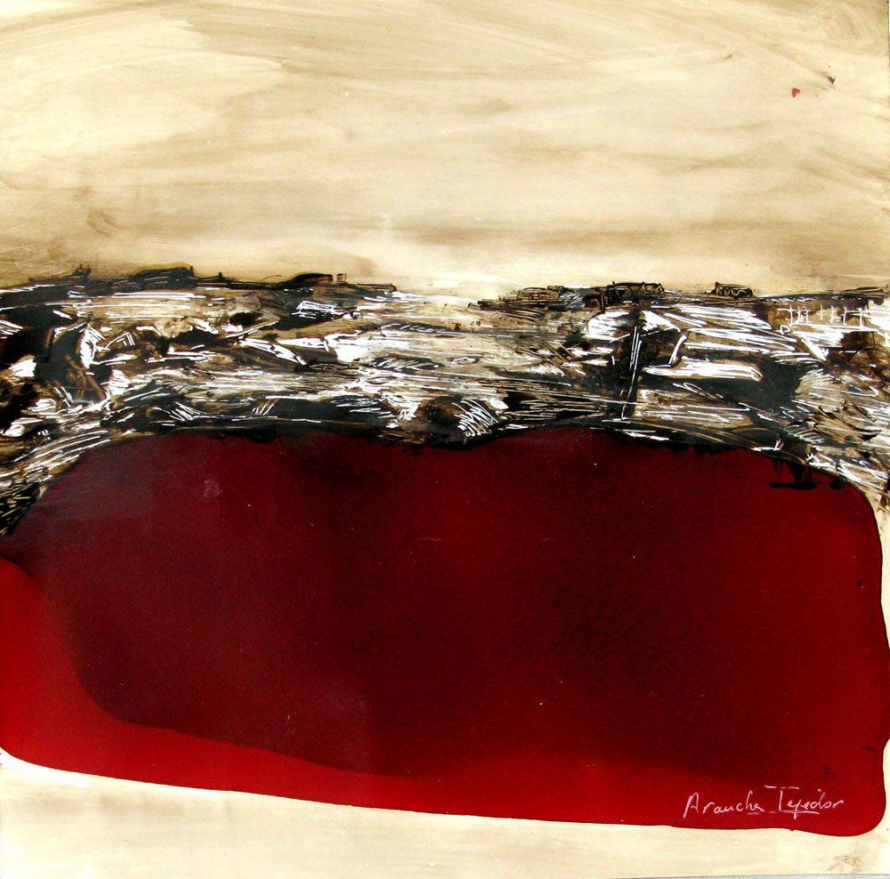 Dessin de ARANCHA TEJEDOR a pour titre SERIE LAQUE 6 style abstrait dim : ARANCHA TEJEDORprix:120
