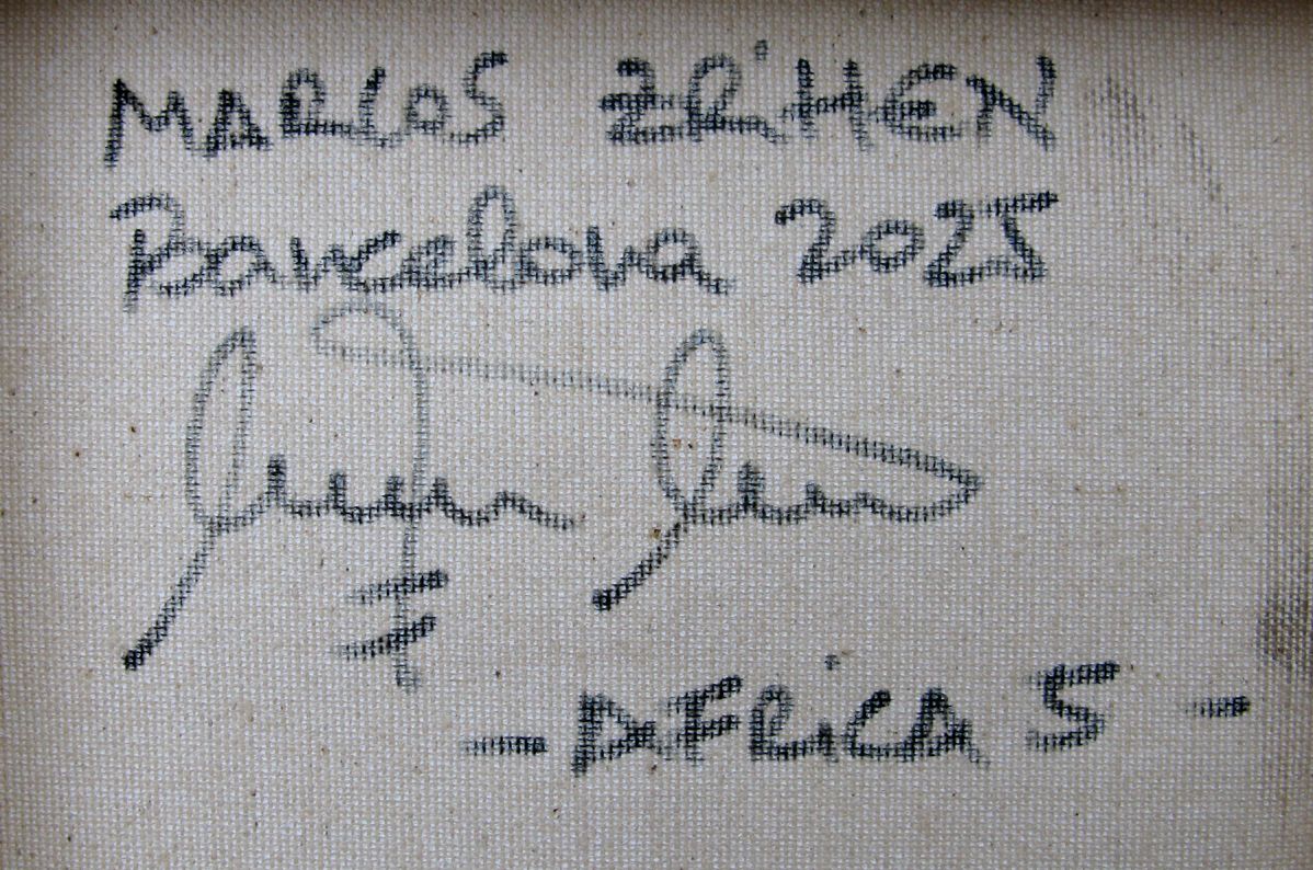 Tableau de MARCOS ZRIHEN NOWOTNY a pour titre Africa 5 - Barcelona 2025 style figuratif dim : MARCOS ZRIHEN NOWOTNYprix:80