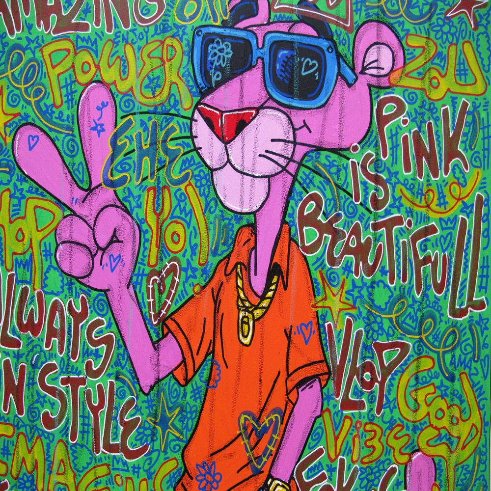 Tableau de RICO SAB a pour titre Always in style style street pop art dim : RICO SABprix:800