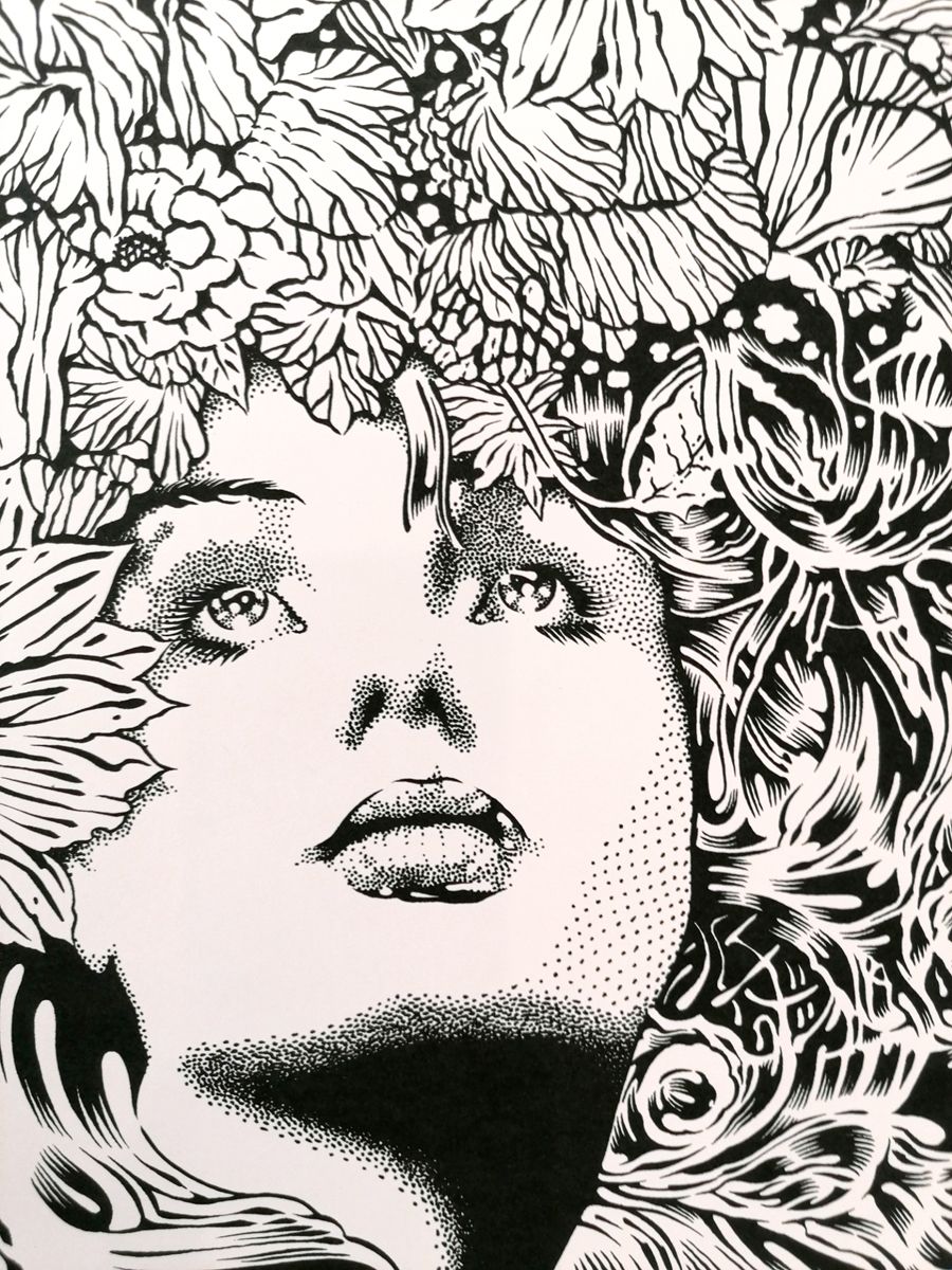 Editions d'art de CHUCK SPERRY a pour titre THE BLACK KEYS BW TEST style figuratif dim : CHUCK SPERRYprix:400
