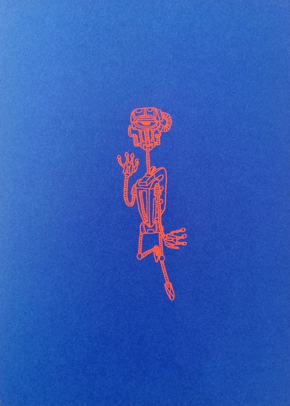 Editions d'art de JIBE a pour titre BOT 2 style graphique dim : JIBEprix:40