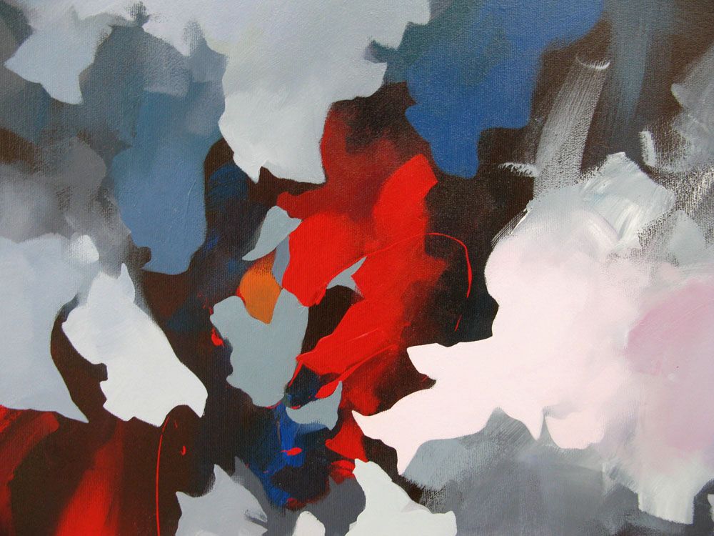 Tableau de BRUNEAU a pour titre PEINTURE ABSTRAITE 89 style abstrait dim : BRUNEAUprix: