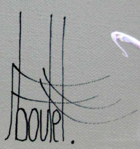 Tableau de F. BOUTET a pour titre Marine abstraite 2023-38 style figuratif dim : F. BOUTETprix:700