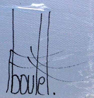Tableau de F. BOUTET a pour titre Marine abstraite 2023-41 style figuratif dim : F. BOUTETprix:700