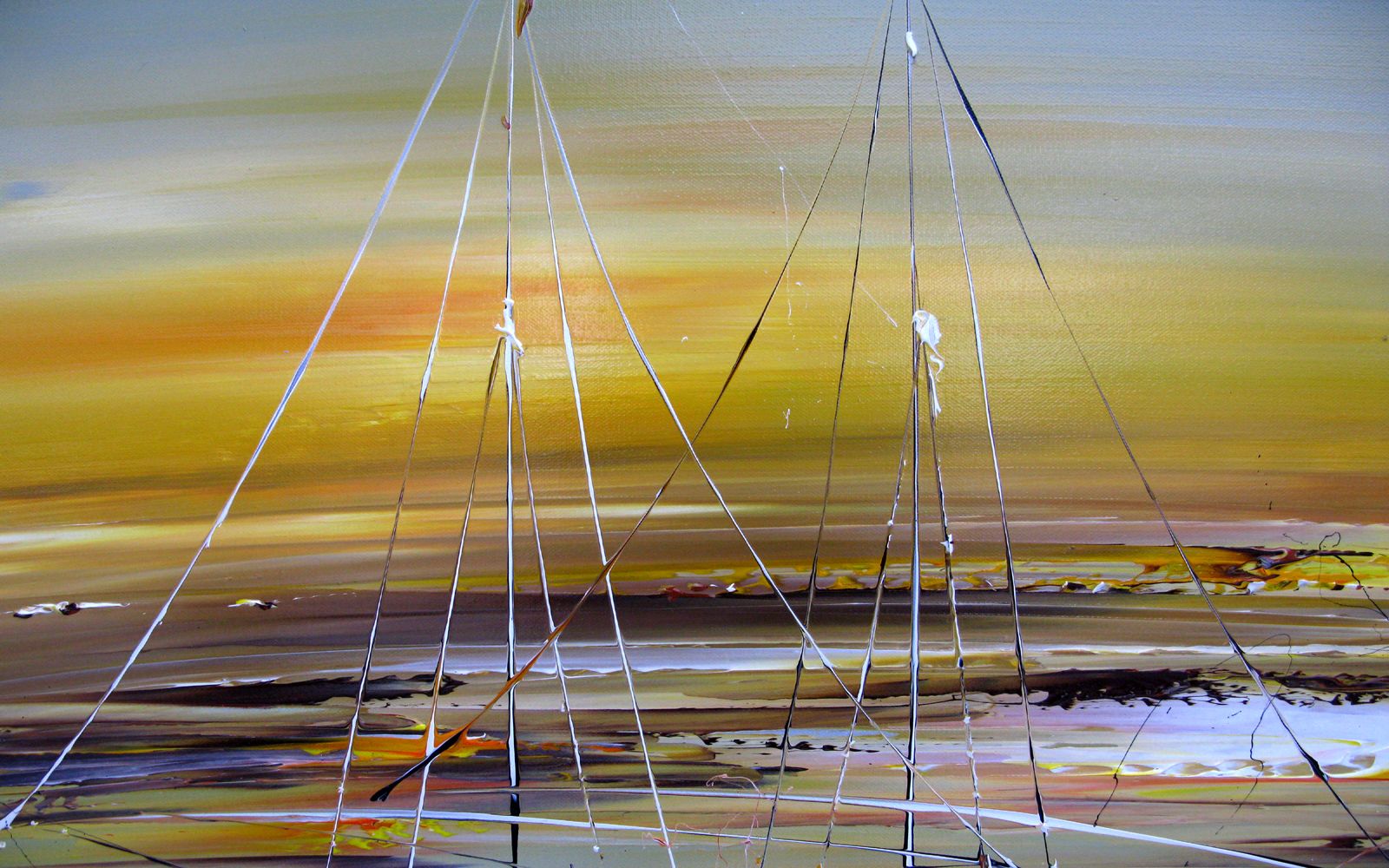 Tableau de F. BOUTET a pour titre Marine abstraite 47 style figuratif dim : F. BOUTETprix:800