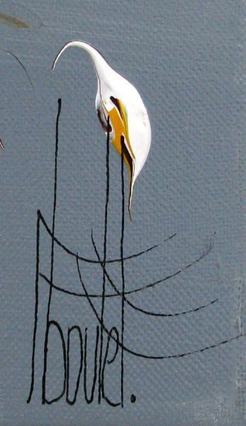 Tableau de F. BOUTET a pour titre Marine abstraite 51 style figuratif dim : F. BOUTETprix:800