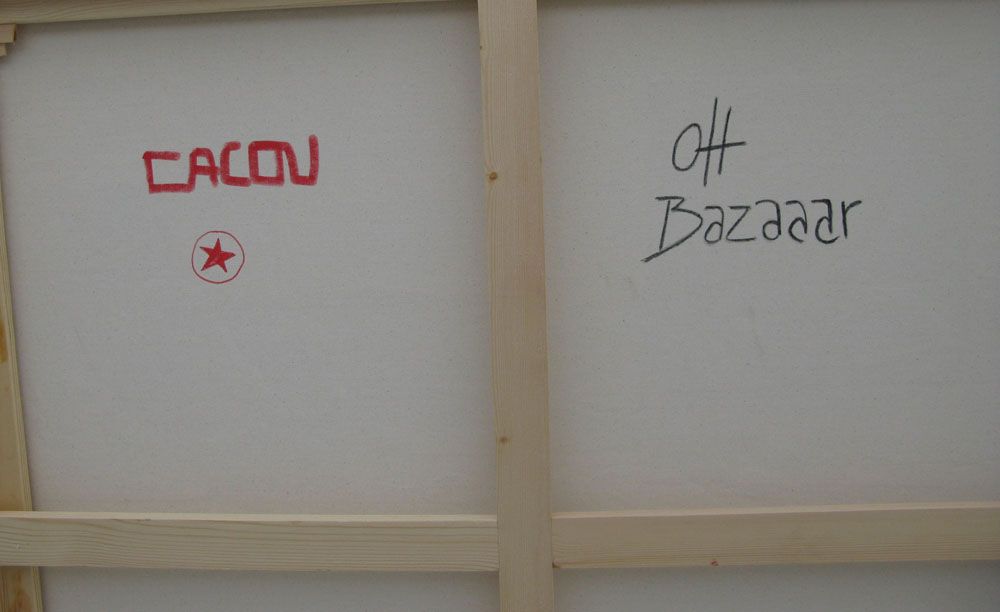 Tableau de CACOU a pour titre OH BAZAAAR ! style no dim : CACOUprix: