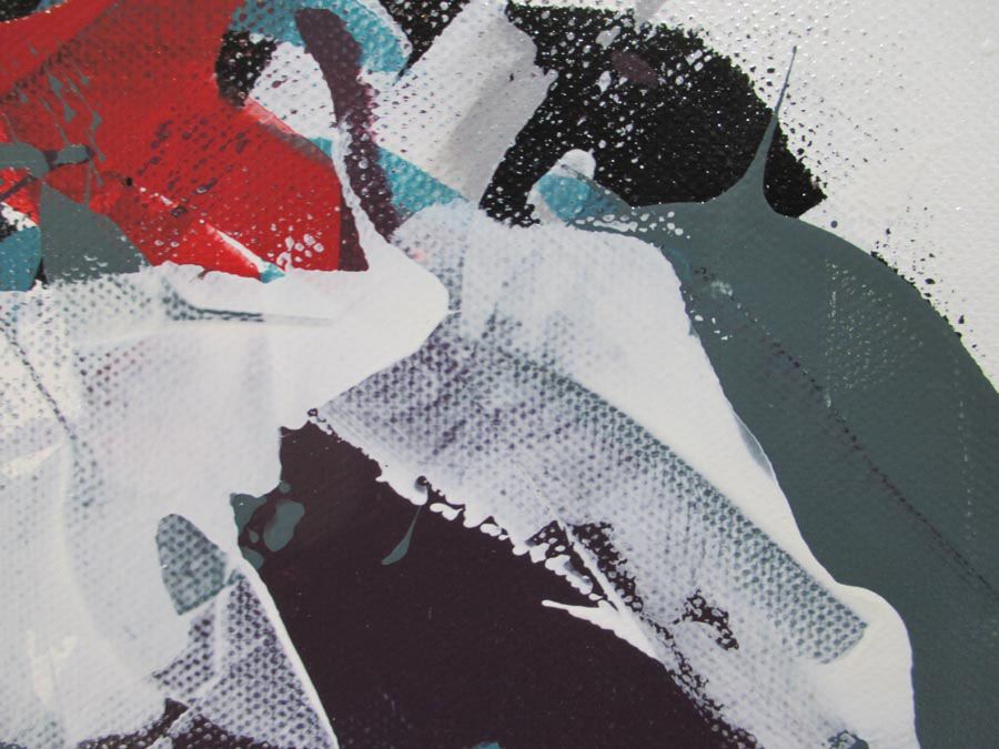 Tableau de CELINE WEBER a pour titre WINDOW 2 style abstrait dim : CELINE WEBERprix: