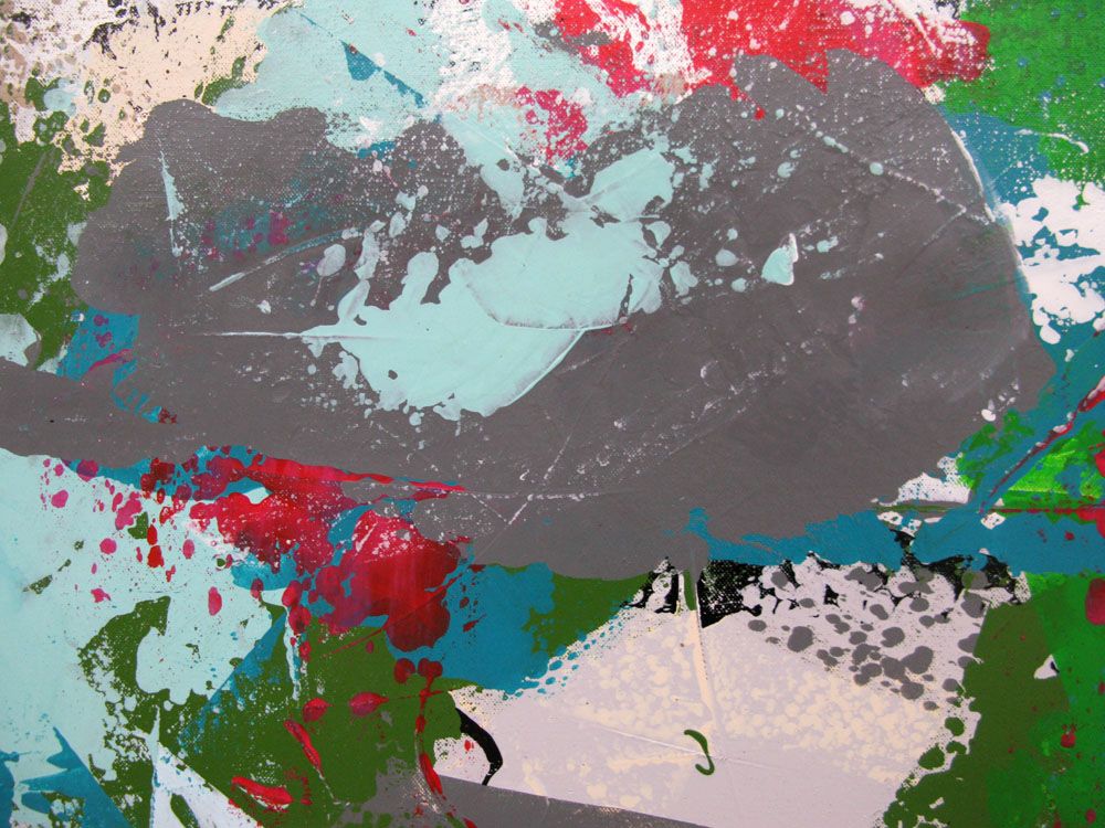 Tableau de CELINE WEBER a pour titre SWEET FIZZ style abstrait dim : CELINE WEBERprix: