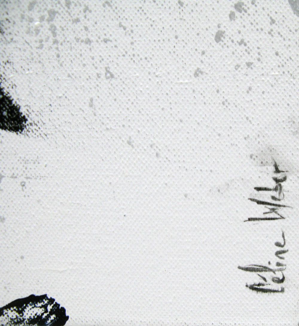 Tableau de CELINE WEBER a pour titre ECUME style abstrait dim : CELINE WEBERprix: