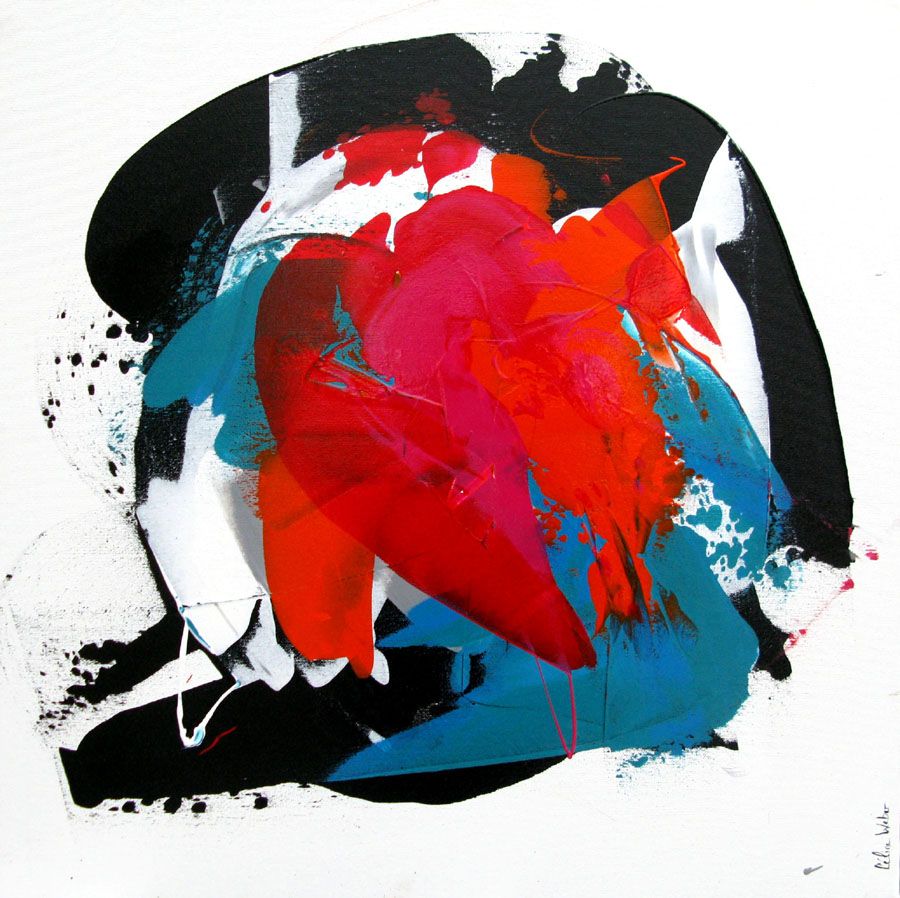 Tableau de CELINE WEBER a pour titre SWEET style abstrait dim : CELINE WEBERprix: