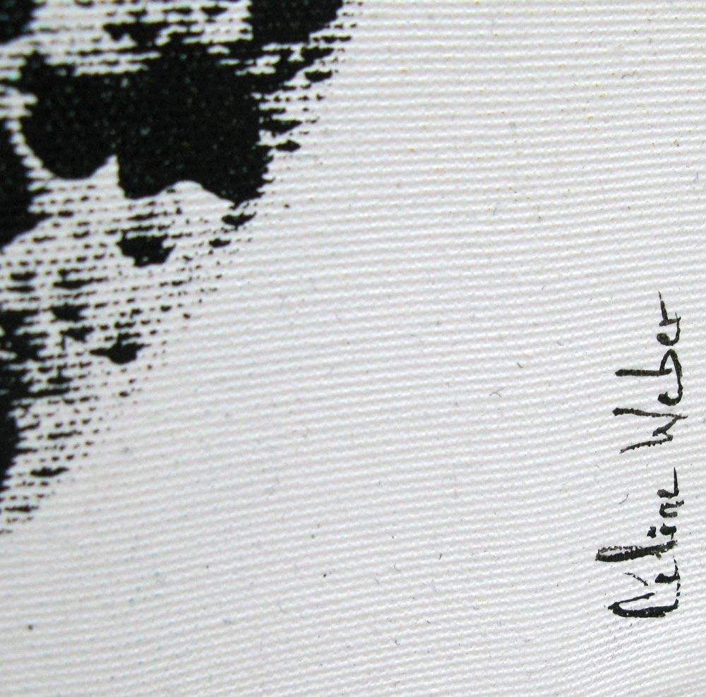 Tableau de CELINE WEBER a pour titre EXALTATION style abstrait dim : CELINE WEBERprix:1600