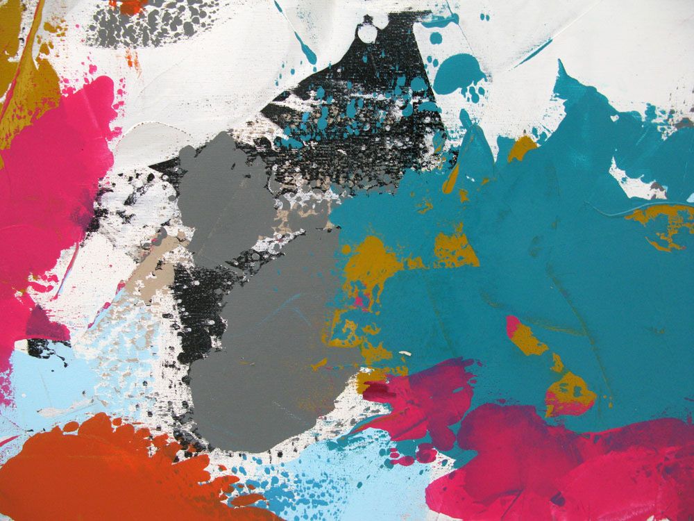 Tableau de CELINE WEBER a pour titre ETOURDISSANT style abstrait dim : CELINE WEBERprix:1400