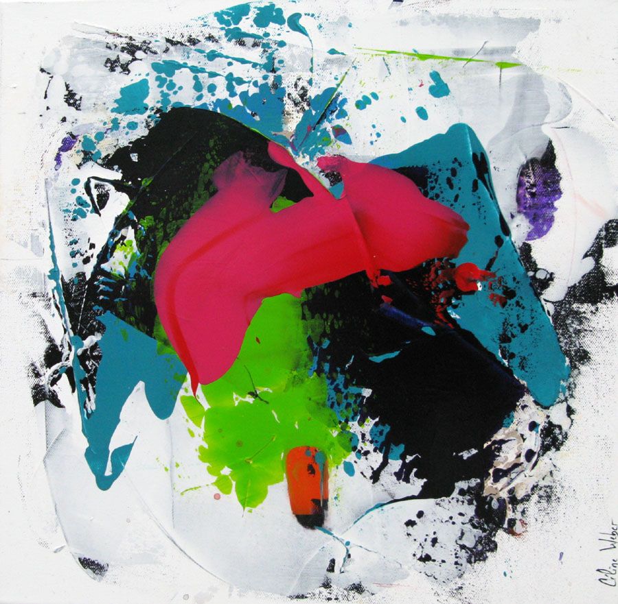 Tableau de CELINE WEBER a pour titre ACIDULE 1 style no dim : CELINE WEBERprix: