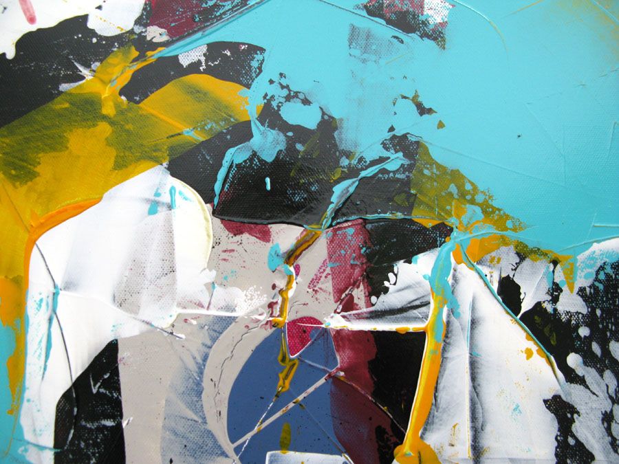Tableau de CELINE WEBER a pour titre METAMORPHOSE style abstrait dim : CELINE WEBERprix: