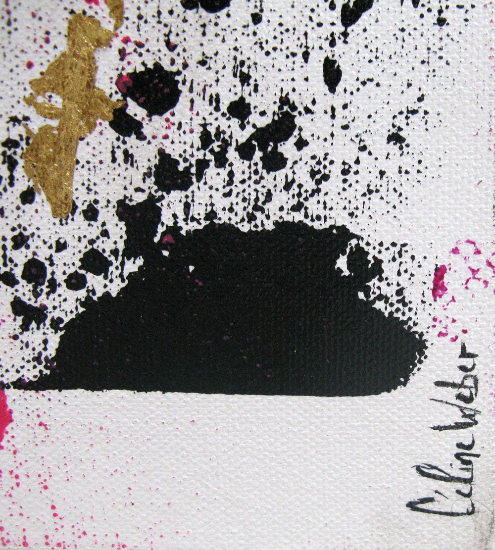 Tableau de CELINE WEBER a pour titre EXPLOSION style abstrait dim : CELINE WEBERprix:
