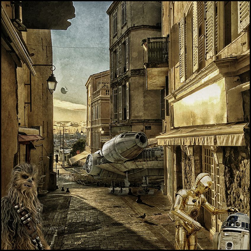 Editions d'art de OliR a pour titre CANNES WARS style grapique, figurative dim : OliRprix:50