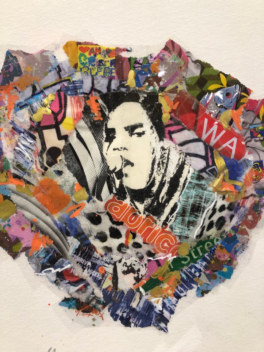 Editions d'art de FLOREPEA a pour titre Lenny.k style street art, graphique dim : FLOREPEAprix:100