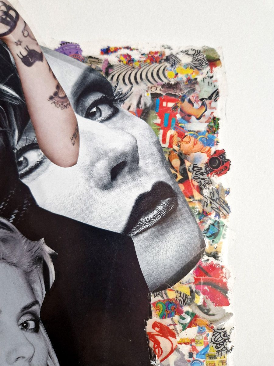 Editions d'art de FLOREPEA a pour titre Bodebbie style graphique dim : FLOREPEAprix:350