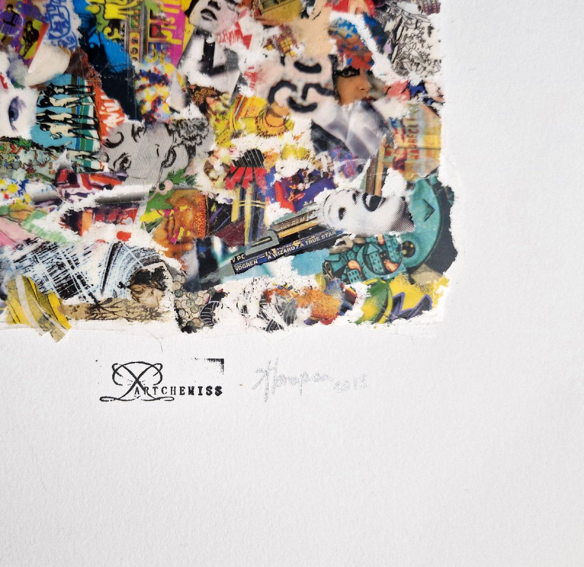 Editions d'art de FLOREPEA a pour titre Bodebbie style graphique dim : FLOREPEAprix:350