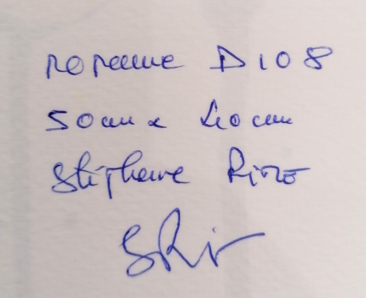 Dessin de STEPHANE RIME a pour titre Noname D108 style abstrait dim : STEPHANE RIMEprix:100