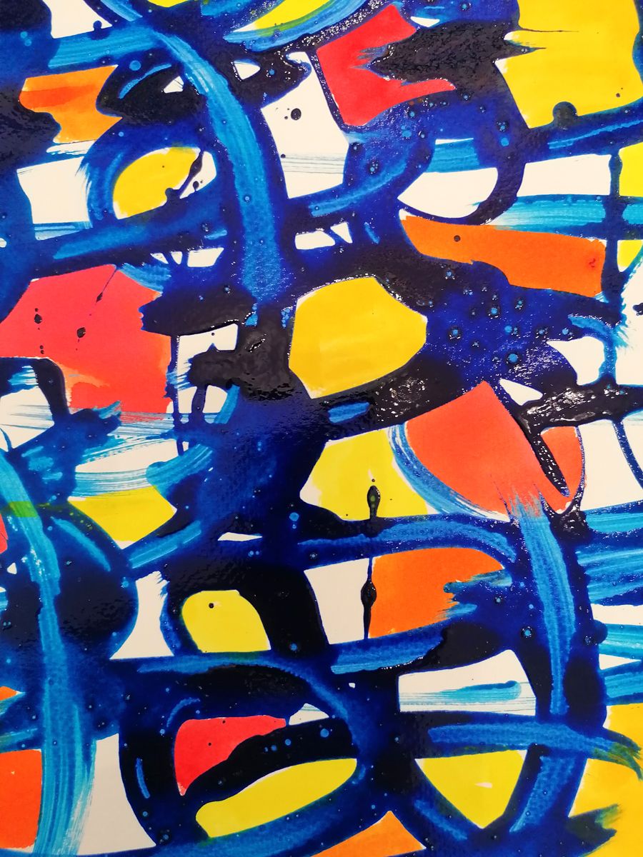 Dessin de STEPHANE RIME a pour titre Noname D121 style abstrait dim : STEPHANE RIMEprix:140