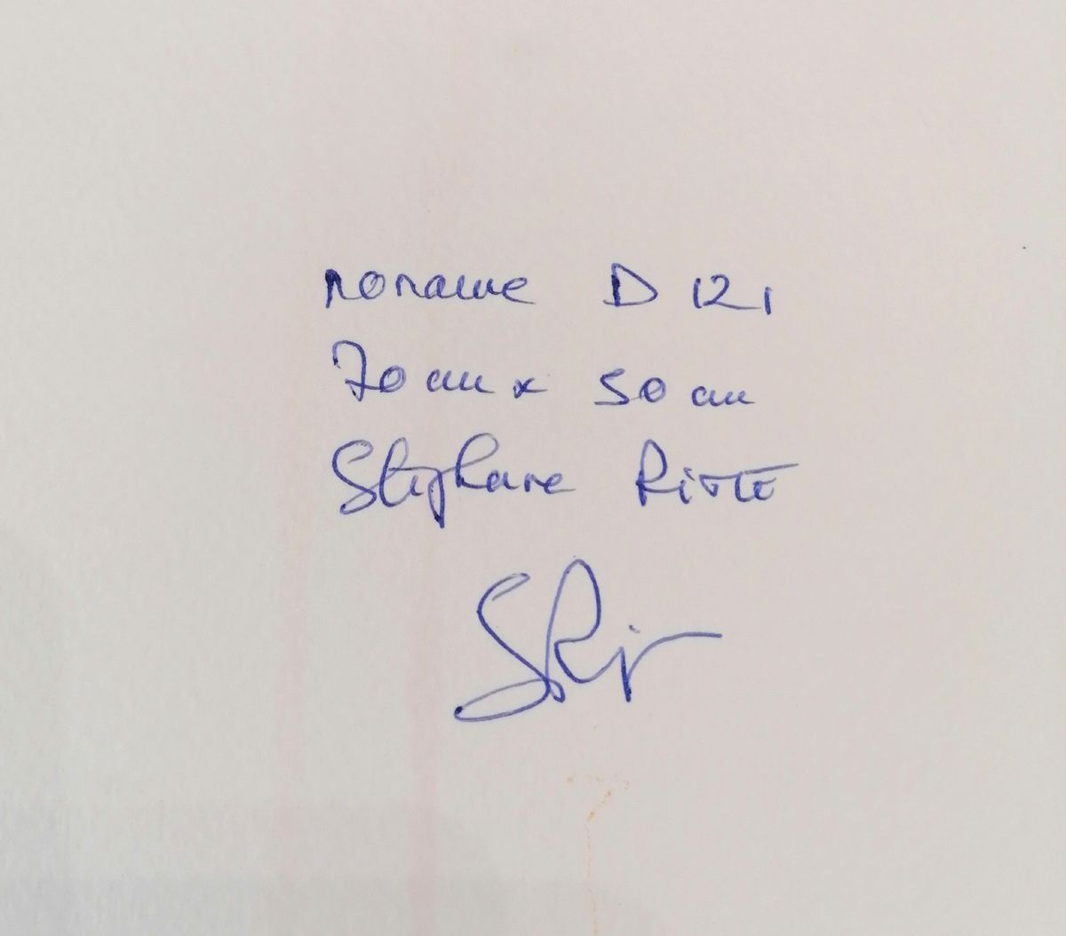 Dessin de STEPHANE RIME a pour titre Noname D121 style abstrait dim : STEPHANE RIMEprix:140