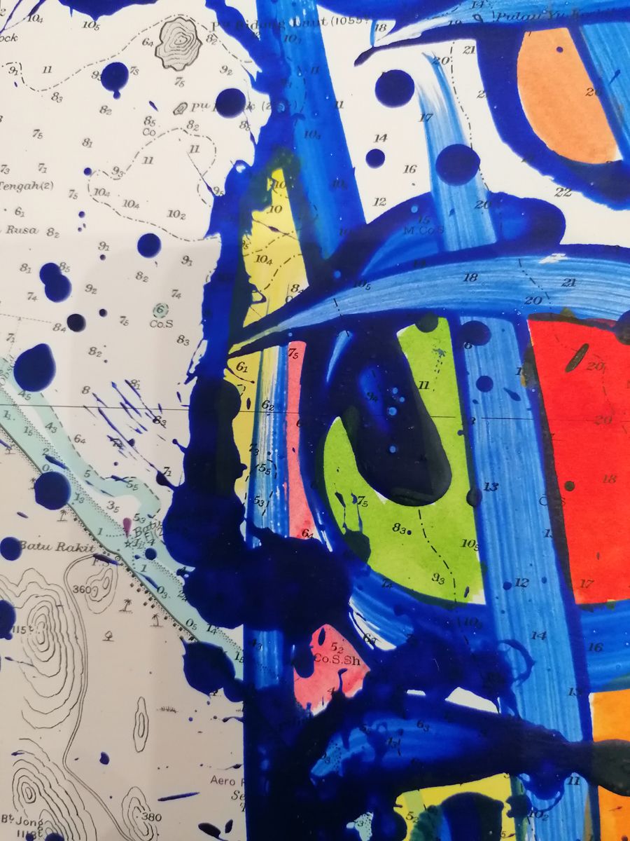 Dessin de STEPHANE RIME a pour titre Noname D56 style abstrait dim : STEPHANE RIMEprix:140