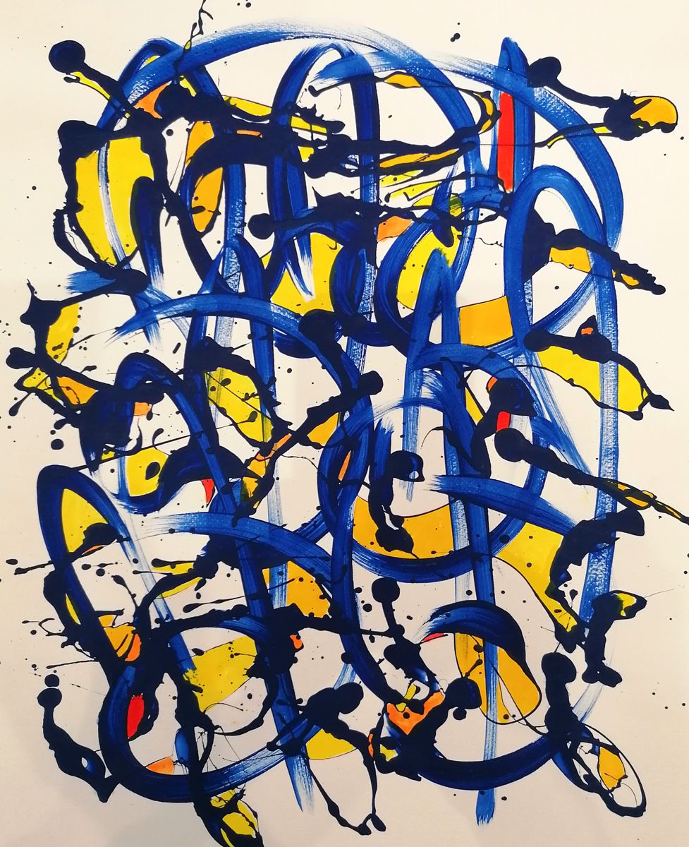 Dessin de STEPHANE RIME a pour titre Noname D62 style abstrait dim : STEPHANE RIMEprix:100