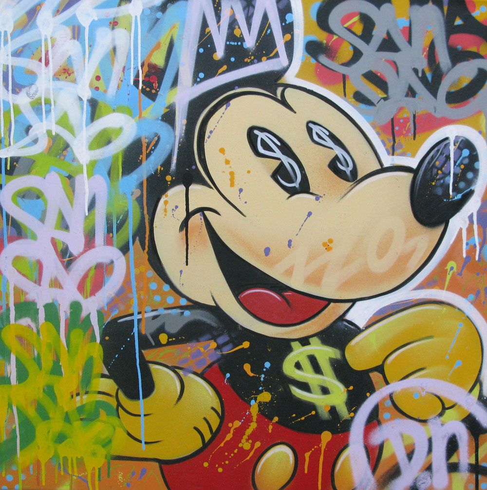 Tableau de DN a pour titre MICK LE VENDU style no dim : DNprix: