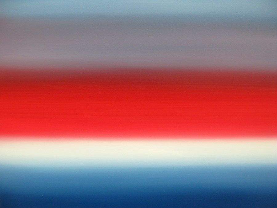 Tableau de ELISE BARAT a pour titre MICHIGAN LAKE XXIII style abstrait dim : ELISE BARATprix: