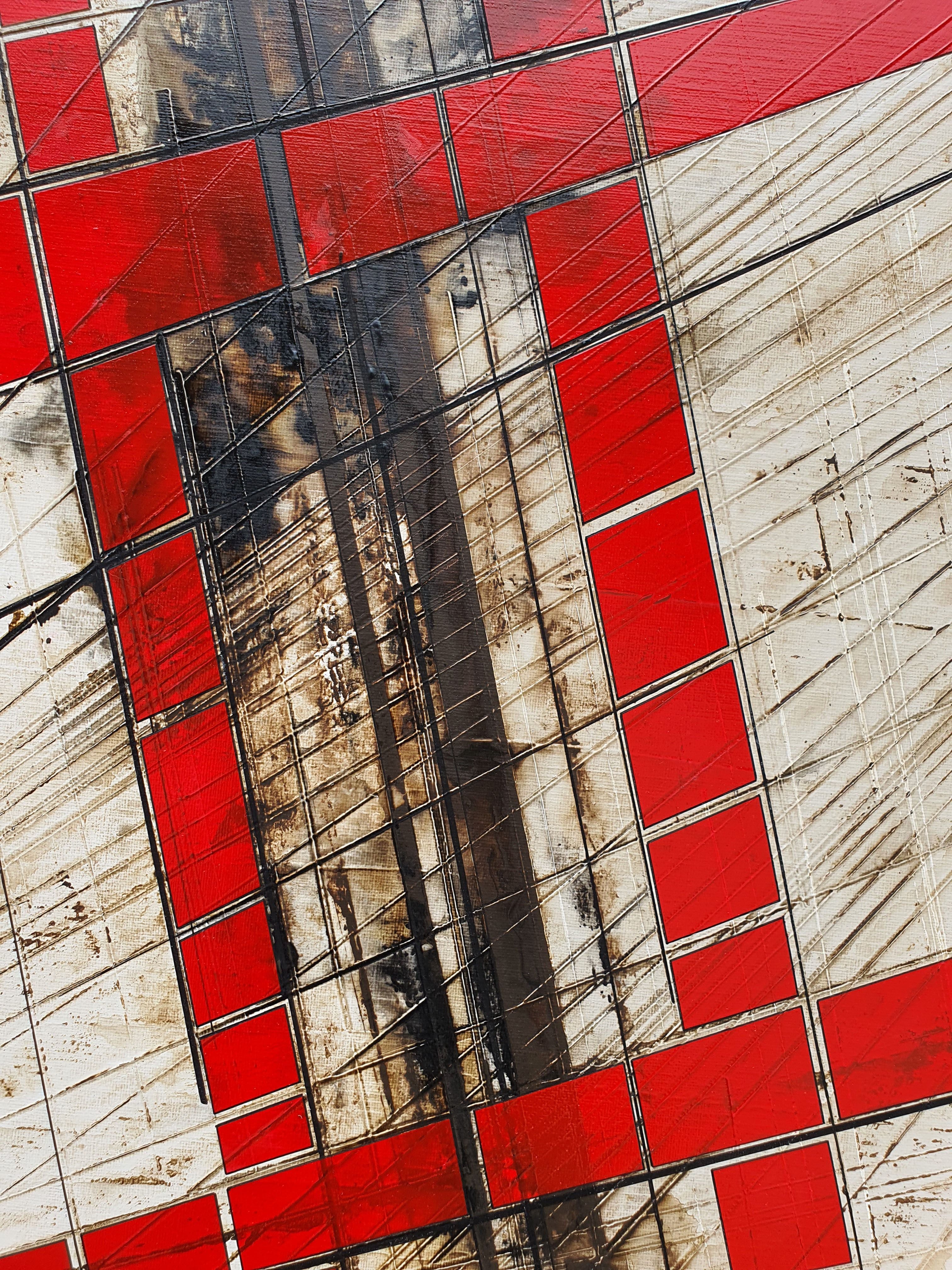 Tableau de LUDOVIC MERCHER a pour titre EXPLORER style abstrait dim : LUDOVIC MERCHERprix:1000