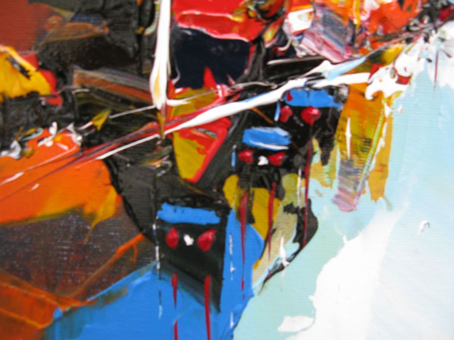 Tableau de F. BOUTET a pour titre SANS TITRE style figuratif dim : F. BOUTETprix:500