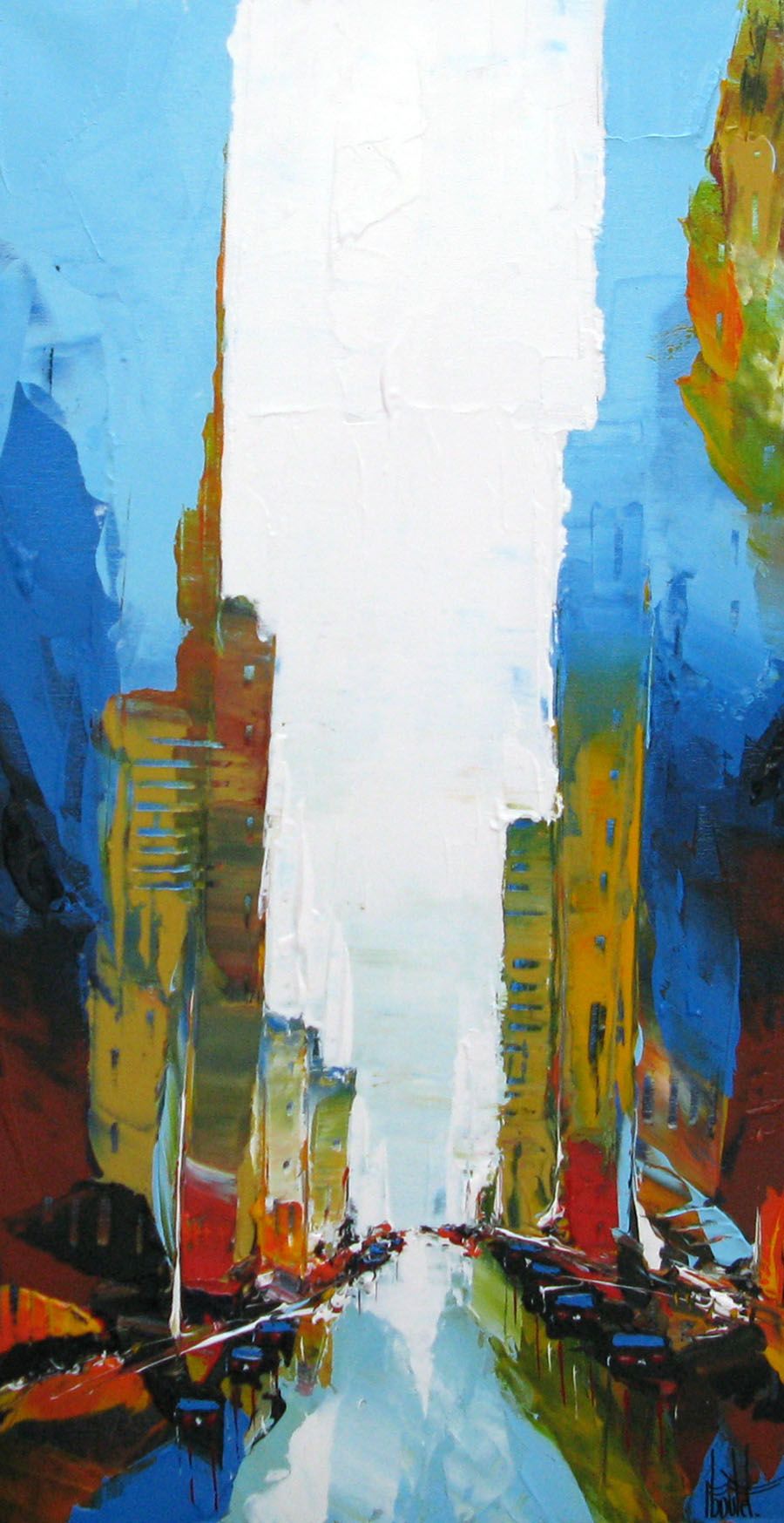 Tableau de F. BOUTET a pour titre SANS TITRE style figuratif dim : F. BOUTETprix:500