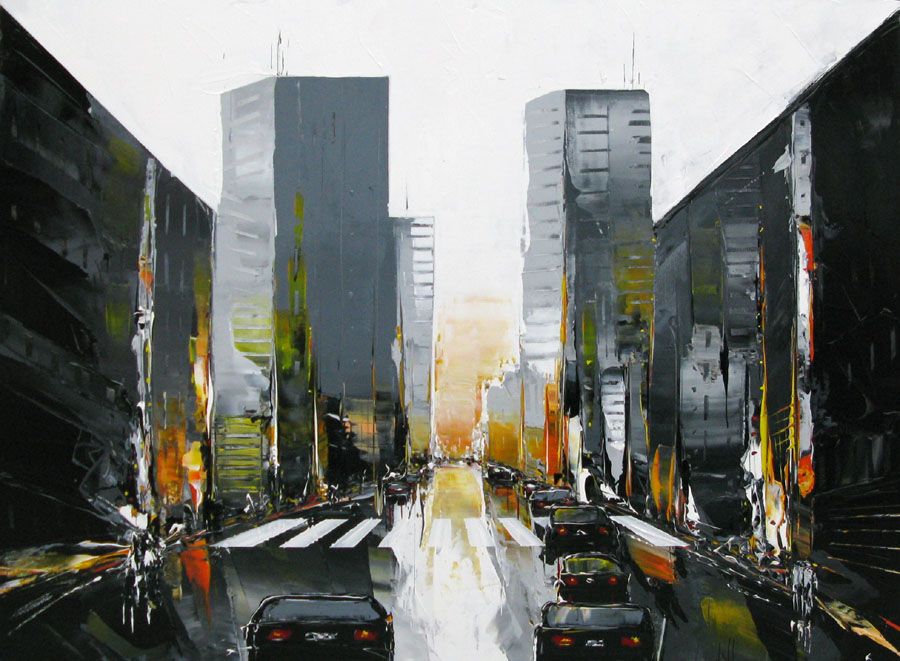 Tableau de F. BOUTET a pour titre NYC style no dim : F. BOUTETprix: