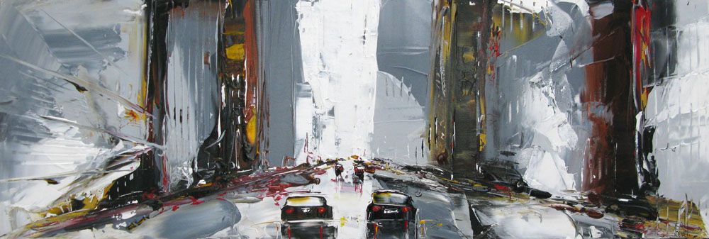 Tableau de F. BOUTET a pour titre PAYSAGE URBAIN V style no dim : F. BOUTETprix:850