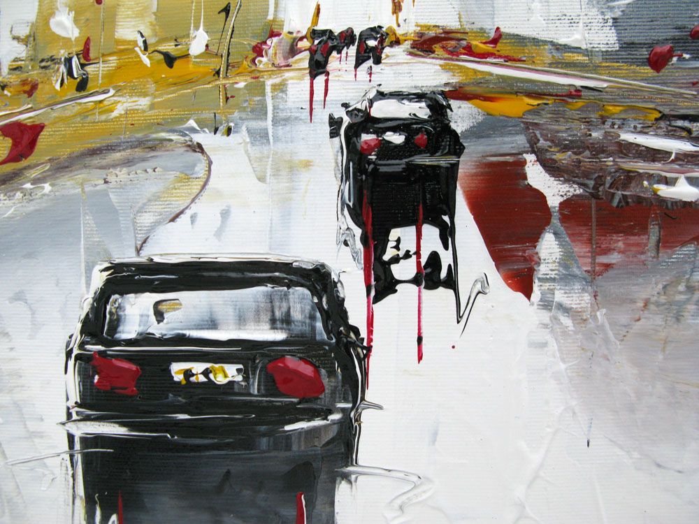 Tableau de F. BOUTET a pour titre PAYSAGE URBAIN VIII style no dim : F. BOUTETprix:850