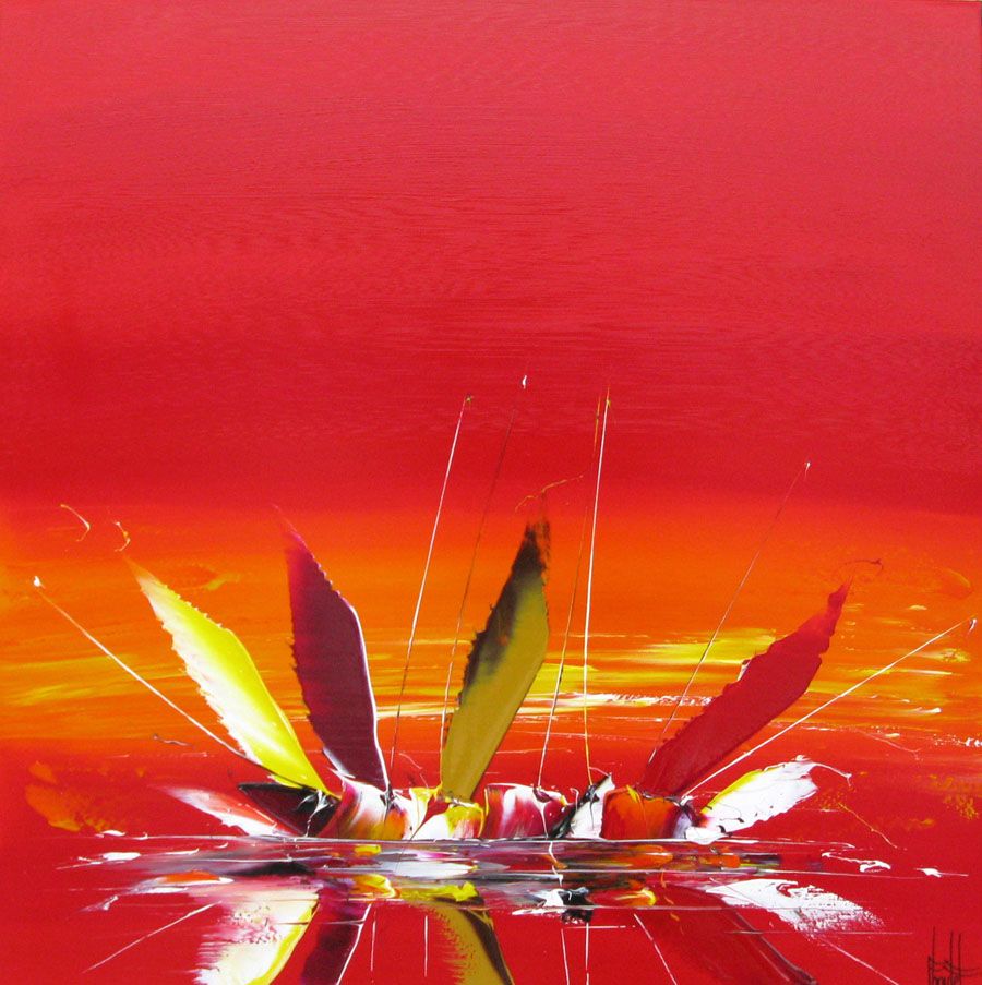 Tableau de F. BOUTET a pour titre MARINE F style figuratif dim : F. BOUTETprix: