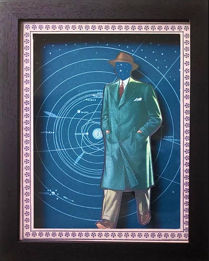 Editions d'art de Gavin Jay a pour titre From the stars he came style figuratif, graphique dim : Gavin Jayprix:90